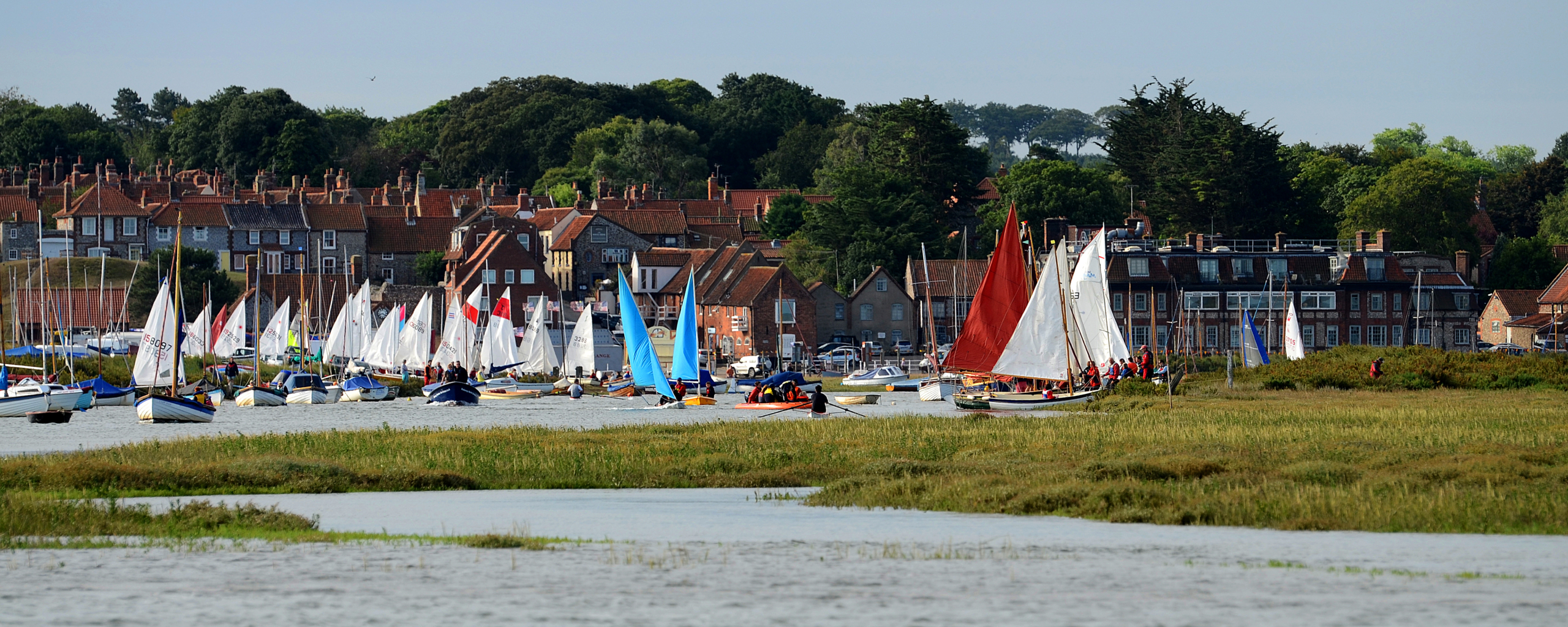 Sailing Boats at Blakeney Quay