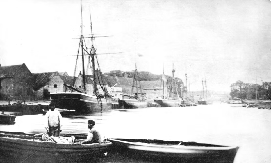 Blakeney-harbour Blakeney Harbour in the 1800's